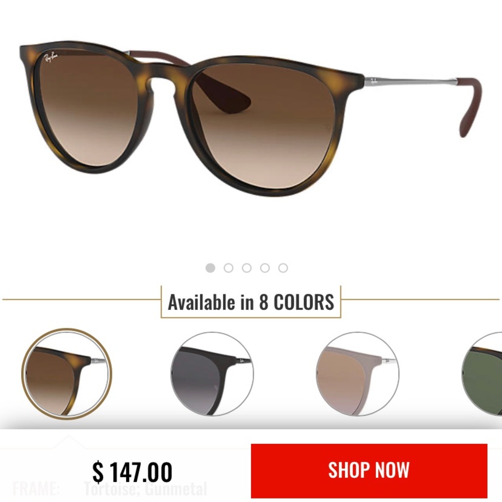 Ray-Ban: Erika tortoise